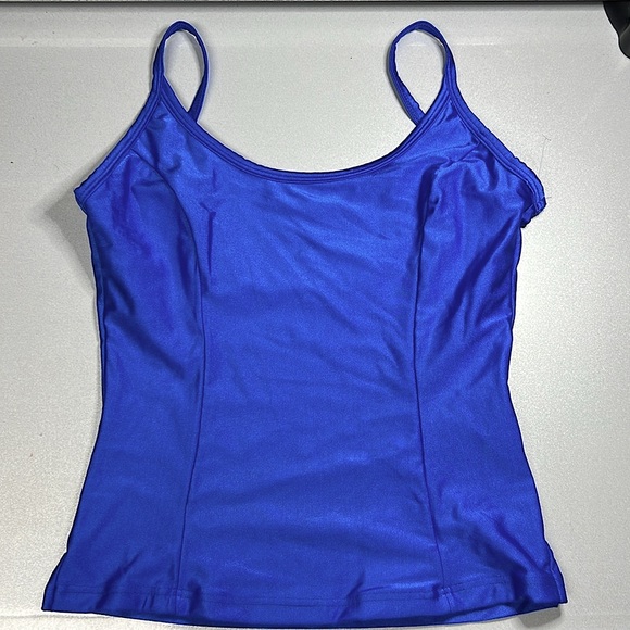 Bal Togs Shimmery Princess Scoop Back Ballet Camisole M NWOT Royal - Picture 1 of 8